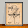 1885 Road Grader Patent Print - Unframed