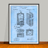 1885 Hidden Flask Patent Print - Unframed