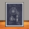 1886 Rich Velocipede Patent Print - Unframed