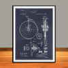 1887 Bouck Bicycle Patent Print - UNFRAMED