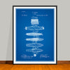 1887 Farias Cigar Patent Print - UNFRAMED