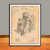 1887 Blair Photographic Camera Patent Print - UNFRAMED