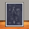 1887 Easel Patent Print - Unframed