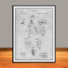 1887 Easel Patent Print - Unframed