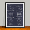1888 Pharmacist Druggist's Sign Patent Print - Unframed