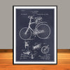 1889 Jeffery Velocipede Bicycle Patent Print - UNFRAMED