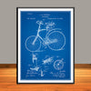 1889 Jeffery Velocipede Bicycle Patent Print - UNFRAMED