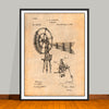 1889 Windmill Patent Print - Unframed
