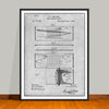 1890 Cigar Rolling Apron Patent Print - UNFRAMED