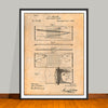 1890 Cigar Rolling Apron Patent Print - UNFRAMED
