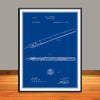 1890 W.B. Purvis Fountain Pen Patent Print - UNFRAMED
