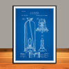 1890 Granger Fire Extinguisher Patent Print - Unframed