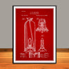 1890 Granger Fire Extinguisher Patent Print - Unframed