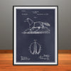 1890 Phelps Horse Harness Patent Print - Unframed
