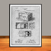 1890 Thomas Blair Camera Patent Print - Unframed