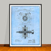 1891 Tesla Alternating Current Generator Patent Print - UNFRAMED