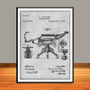 1891 Barber Chair Patent Print - Unframed