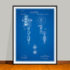 1891 Tattooing Machine Patent Print - Unframed