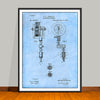 1891 Tattooing Machine Patent Print - Unframed