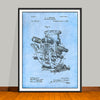 1892 Engineer's Transit Patent Print - UNFRAMED