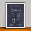 1892 Bottle Cap Sealing Device Patent Print - Unframed