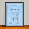 1892 Bottle Cap Sealing Device Patent Print - Unframed