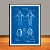 1892 Fireproof Garment Patent Print - Unframed