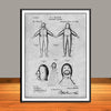 1892 Fireproof Garment Patent Print - Unframed