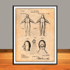 1892 Fireproof Garment Patent Print - Unframed