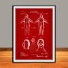 1892 Fireproof Garment Patent Print - Unframed