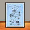 1892 Hair Clipper Patent Print - Unframed