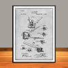 1892 Hair Clipper Patent Print - Unframed