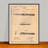 1892 Surgeons Scalpel Patent Print - Unframed