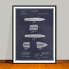 1893 Harris Cigar Patent Print - UNFRAMED