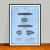 1893 Harris Cigar Patent Print - UNFRAMED