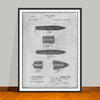 1893 Harris Cigar Patent Print - UNFRAMED