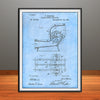 1893 HVAC Blower Motor Mortier Patent Print - Unframed