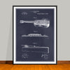 1893 Stratton & Son Acoustic Guitar Patent Print - Unframed