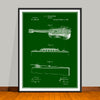 1893 Stratton & Son Acoustic Guitar Patent Print - Unframed