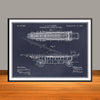 1894 Extension Ladder And Truck Patent Print - UNFRAMED