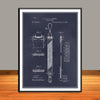 1894 Razor Strop Strap Patent Print - Unframed
