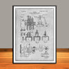 1895 Rudolf Diesel Engine Patent Print - UNFRAMED