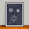 1896 Tesla Alternating Motor Patent Print - UNFRAMED
