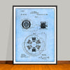 1896 Tesla Alternating Motor Patent Print - UNFRAMED
