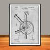 1896 Bicycle Dynamometer Patent Print - Unframed