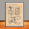 1897 Kinetoscope Patent Print - Unframed