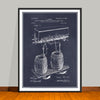1897 Cold Air Pressure for Beer Patent Print - Unframed