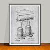 1897 Cold Air Pressure for Beer Patent Print - Unframed