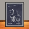 1897 Henry Ford Carburetor Patent Print - Unframed
