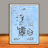 1897 Henry Ford Carburetor Patent Print - Unframed